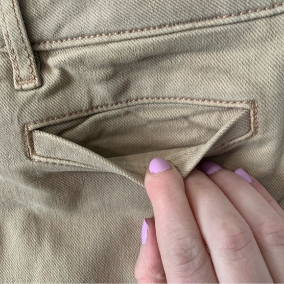 LOFT High Rise Wide Leg Jeans Tan Women’s Size 6/28 - Picture 6 of 9